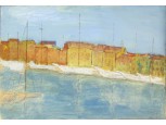 Ismeretlen festő : Kikötői színek 1970