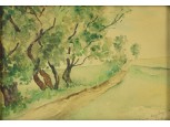 Ismeretlen festő : Poros út 1931