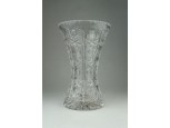 Csiszolt üveg kristály váza 20 cm