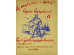 Régi bányászati propaganda plakát 62 x 47 cm