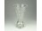 Csiszolt üveg váza 16 cm
