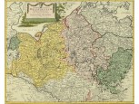 Antik Mecklenburg térkép másolat 1781