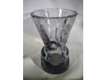 Antik lila Moser jellegű kristály váza