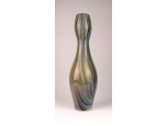 Fújtüveg művészi üveg váza 32.5 cm