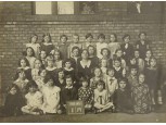 Antik iskolai osztálykép fotográfia 1931-32
