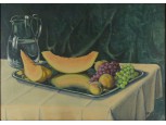 Bokor jelz. : Asztali gyümölcscsendélet 1933
