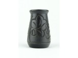 Régi fekete kerámia váza 9.5 cm