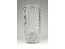 Régi ólomkristály váza 15 cm