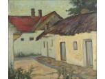 Magyar festő XX. század : Udvarbelső