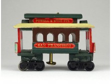 Powell & Hyde sts. San Francisco zenélő vonat 9.5 cm