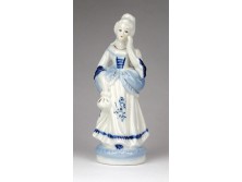 Régi porcelán nő figura 15.5 cm