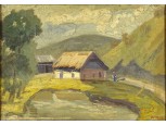 Magyar festő XX. század : Ház a hegyen