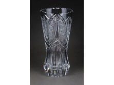 Hibátlan csiszoltüveg váza virágváza 21.5 cm