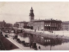 Régi göteborgi városkép fotográfia SVÉDORSZÁG