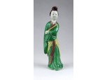 Kínai zenész porcelán figura 19 cm