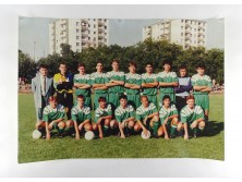 Nagyméretű Szegedi futball foci csapat fotográfia dedikált csoportkép 