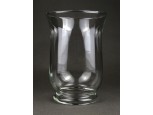 Hibátlan fújt art deco üveg váza 15 cm