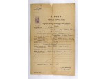 "Zsidó" születési anyakönyvi kivonat KAPOSVÁR 1947