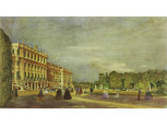 Színes keretezett nyomat Wien Schönbrunn 24 x 38 cm