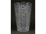 Régi csiszoltüveg váza virágváza 17 cm