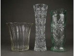 Régi hibátlan üveg váza 3 darab