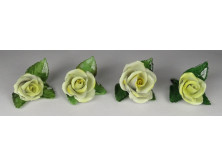 Régi sérült Herendi porcelán rózsa 4 darab