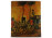 Francia kasírozott táblakép 38 x 31.5 cm