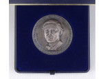 Theodor Svedberg (1884-1971) ezüst emlékplakett 