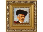 Flaisz János:  Csikós portré olaj festmény 