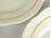 Retro Zsolnay porcelán tányér készlet 3 db