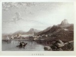 Cyprus nyomat keretezve 25 x 29 cm