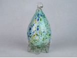 Régi muránói jellegű üveg dísztárgy 18.5 cm