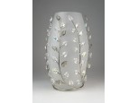 Olasz művészi design üveg váza 19.5 cm