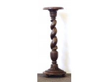 Antik fa virágállvány posztamens 104 cm
