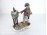 Nagyméretű Capodimonte festő figura 29 cm