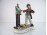 Nagyméretű Capodimonte festő figura 29 cm