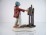 Nagyméretű Capodimonte festő figura 29 cm