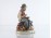 Nagyméretű Capodimonte öregember figura 23cm