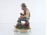 Nagyméretű Capodimonte öregember figura 23cm
