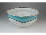 Antik vastag falú porcelán tál