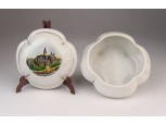 Régi német porcelán bonbonier LIPCSE