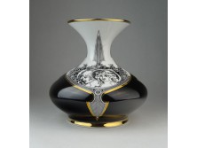 Hollóházi Jurcsák László porcelán váza