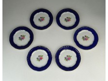Kisméretű Zsolnay porcelán dísztányér 6 db