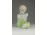 Jelzett Aquincumi porcelán kislány figura
