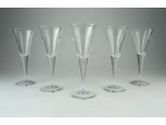 Elegáns talpas röviditalos üvegpohár készlet