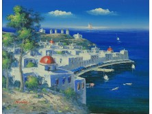 Nicolaoy jelzéssel : Görög Santorini szigete