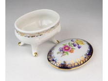 Régi német PM porcelán lábas gyűrűtartó