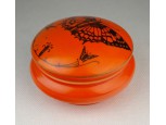 Régi pillangós Victoria porcelán bonbonier
