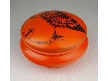 Régi pillangós Victoria porcelán bonbonier