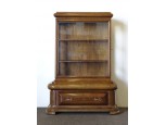 Régi art deco üveges vitrin 180 cm
